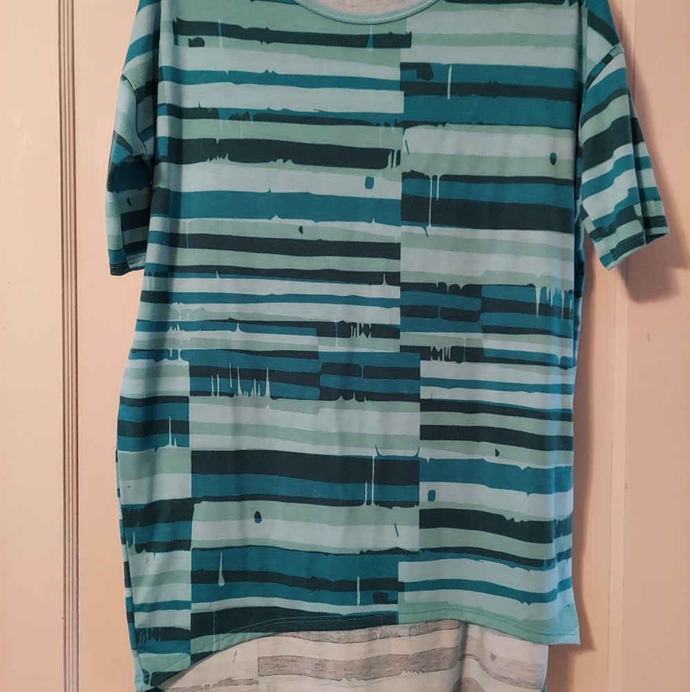Blue/Green LuLaRoe Irma
